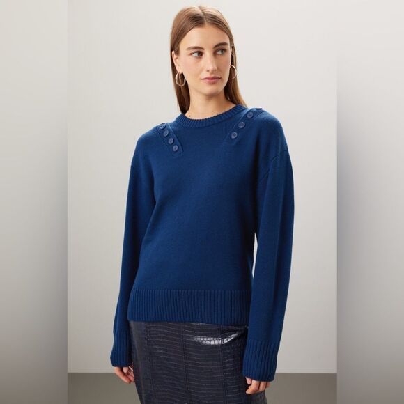 MARISSA WEBB button shoulder sweater size Small - Picture 1 of 9